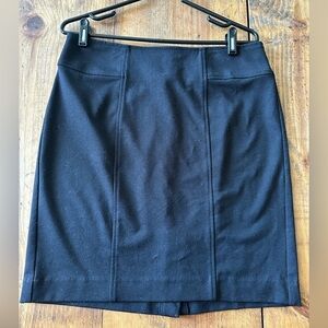 Loft Knit Black Skirt Size 8